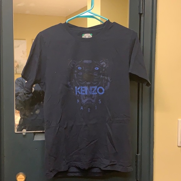 navy blue kenzo t shirt